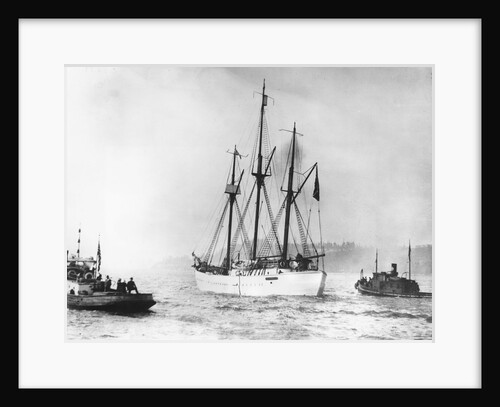 Amundsen's Vessel Returns From the Arctic by Anonymous