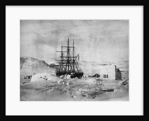 HMS Alert in Arctic Circle by Anonymous