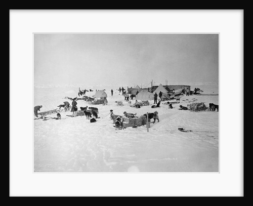 Shackleton's Base Camp on the Ross Ice Shelf. by Anonymous
