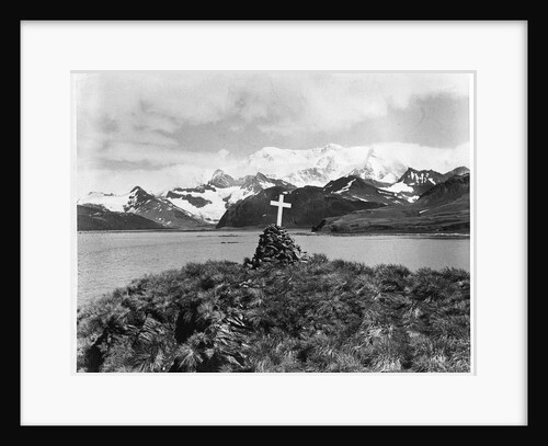 Shackleton's Grave at Grytviken by Anonymous