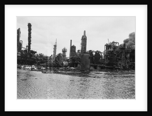 Fire At Nypro Plant At Flixborough. by Anonymous