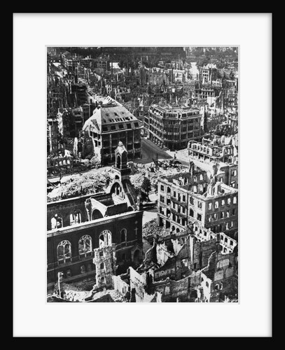 Destruction of Dresden, 1945 by Anonymous