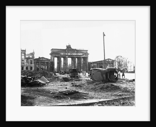 Brandenburg Gate, Berlin 1945 by Anonymous