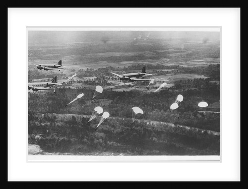 Parachutists in Training by Anonymous