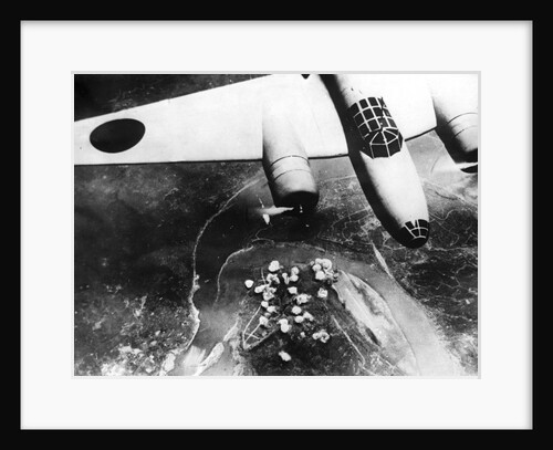Japanese Bomber Over Chungking by Anonymous