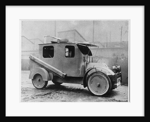 First World War French Armoured Car by Anonymous