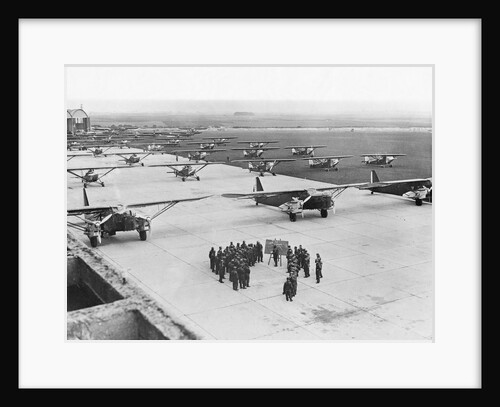 Planes on the Landing Strip at Le Bourget by Anonymous