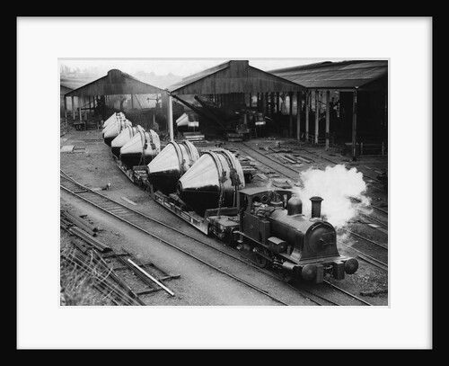 Buoys Are Transported by Train by Anonymous