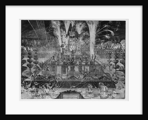 Firework Display at Thames, London by Anonymous