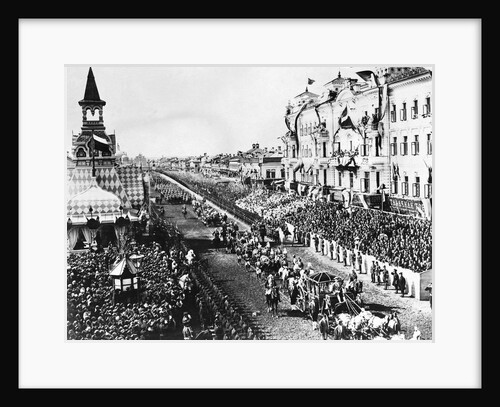 Coronation Procession in Moscow by Anonymous