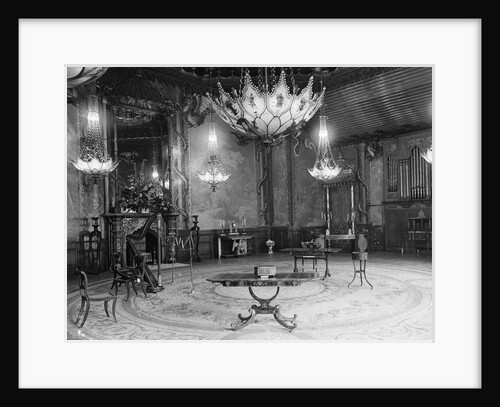 Music Room in Brighton Pavilion by Anonymous