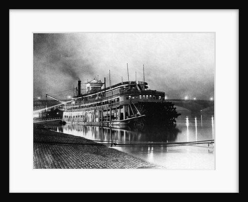 Paddlewheeler on the Mississippi by Anonymous