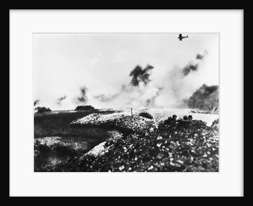 A Tank and Air Battle by Anonymous