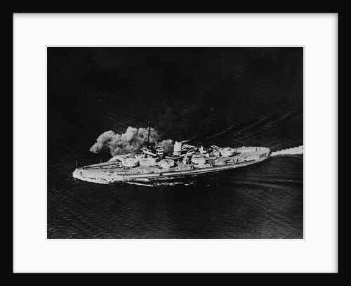 Battleship at Battle of Skagerrak by Anonymous