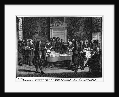 Mourners at Eighteenth Century Funeral by Anonymous