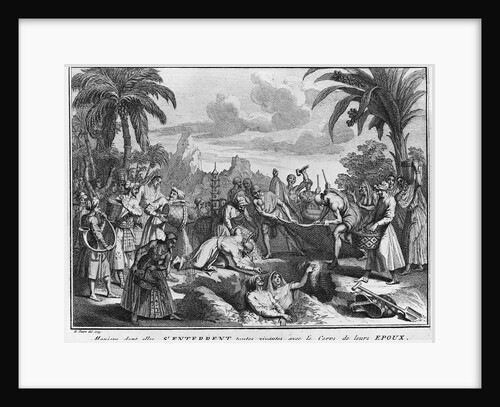 Funeral in the East Indies by Bernard Picart