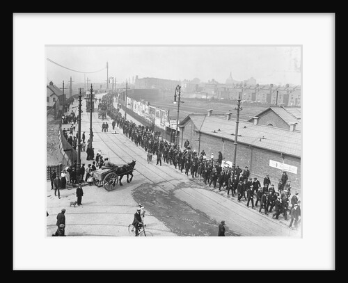 Labor Strikers March by Anonymous