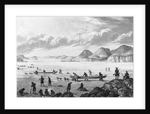 Passing Point Lata on the Ice by Edward Finden