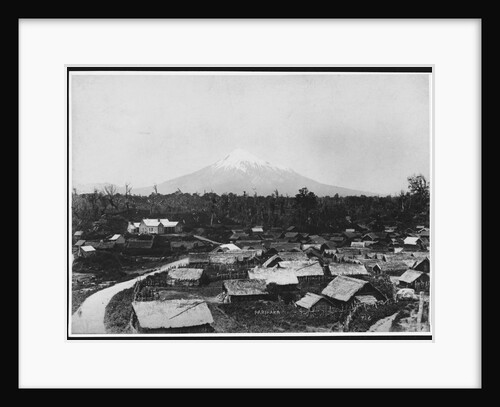 Parihaka in Shadow of Mt Egmont by Anonymous
