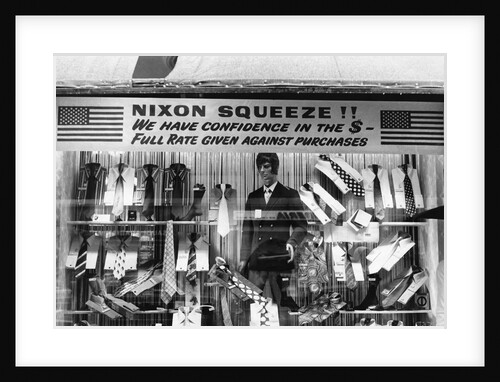 Regent Street Menswear Shop in 1971 by Anonymous