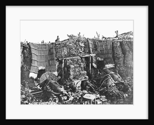 Cannons on Crimean Battlefield, 1855 by Anonymous