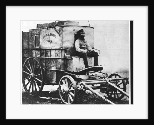 Mobile Darkroom at Crimean War by Anonymous