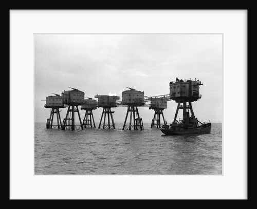 Artillery Towers in the Thames Estuary by Anonymous