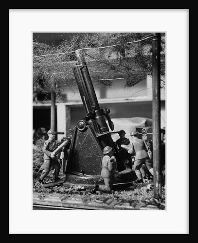 Toy Soldiers and Anti-aircraft Artillery by Anonymous