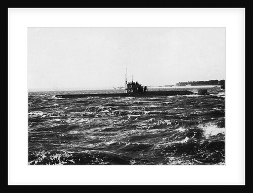 HMS D2 Leaving Portsmouth Harbour by Anonymous