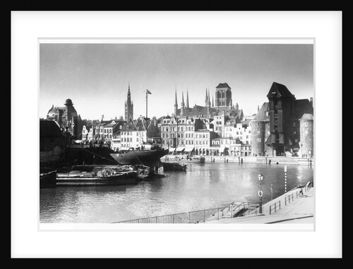View of Danzig From River, 1939 by Anonymous