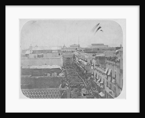 Army of Benito Juarez Entering Mexico City by Anonymous