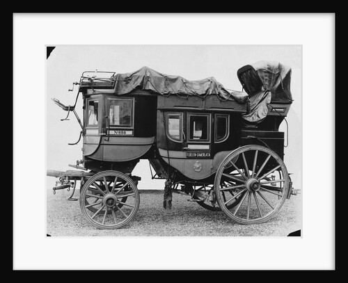 A Horse-drawn Stagecoach by Anonymous