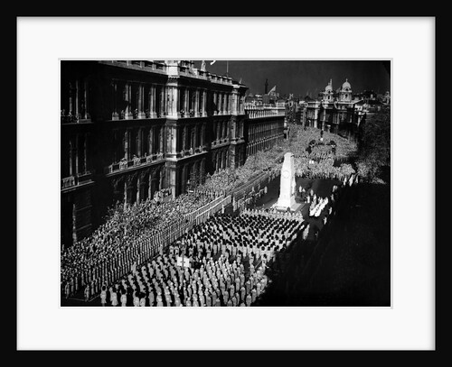 Ceremony at London Cenotaph by Anonymous
