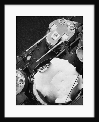 Gun Turrets on HMS King George V by Anonymous