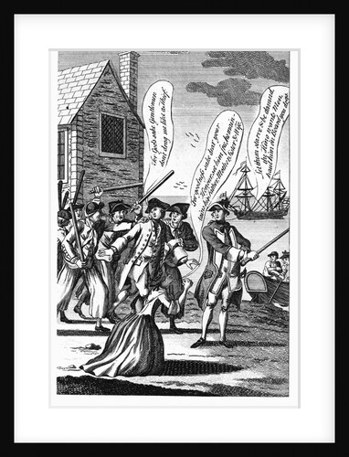 The Press Gang; or English Liberty Display'd [FIXUP Special Category Cartoons] by Anonymous