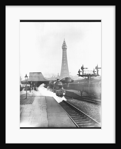 The Fylde Coast Express at Blackpool Central Station by Anonymous