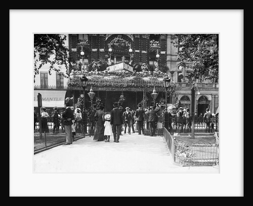 Theater Decorated For Coronation by Anonymous