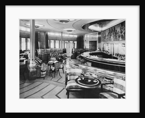 Cocktail Bar of the Queen Mary by Anonymous