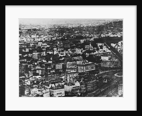 1858 Aerial of Paris by Nadar by Anonymous