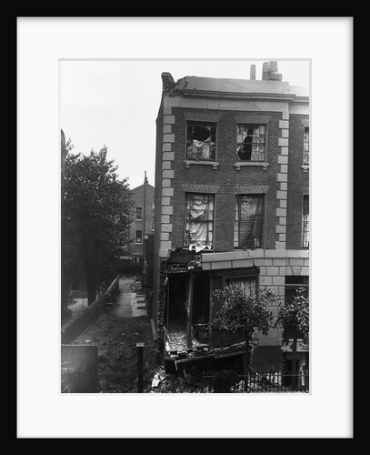 Zeppelin Damage in Shoreditch, London, UK by Anonymous