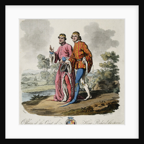 Officers of the Court of King Richard the Second by J. Atkinson and J. Merigot by Anonymous