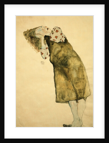 Sleeping Girl by Egon Schiele