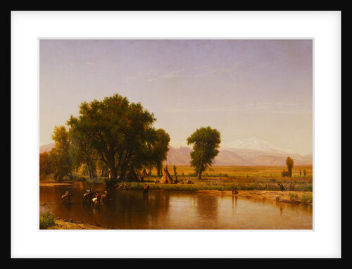 Crossing the Ford, Platte River, Colorado by Thomas Worthington Whittredge