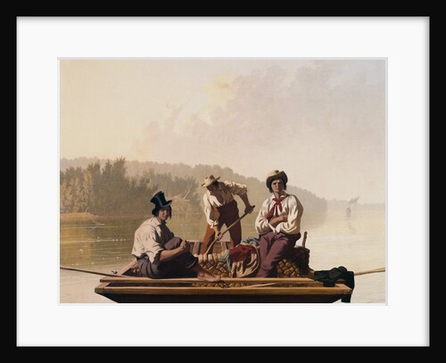 Boatmen on the Missouri by George Caleb Bingham