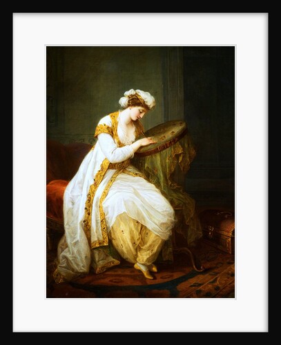 A Woman at Needlepoint by Angelica Kauffmann