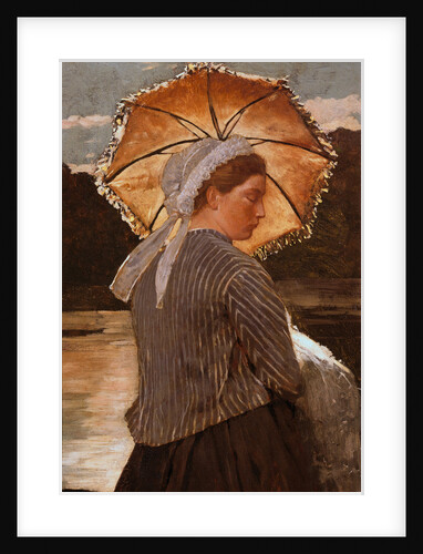 Woman with Parasol by Winslow Homer