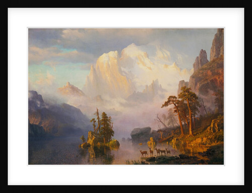 Rocky Mountains by Albert Bierstadt