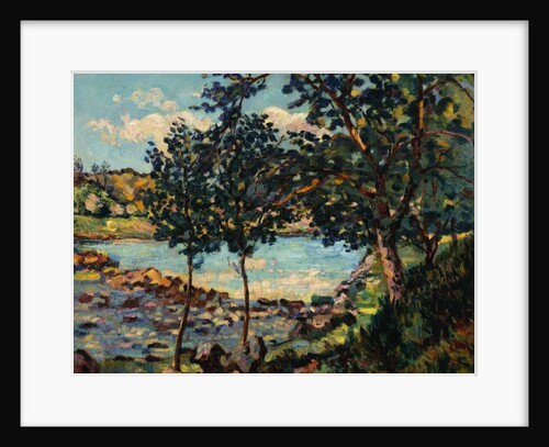 River Landscape by Jean-Baptiste-Armand Guillaumin