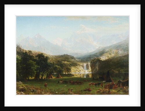 The Rocky Mountains, Lander's Peak by Albert Bierstadt
