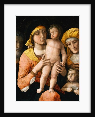The Holy Family with Saint Elizabeth and the Infant Saint John the Baptist by Andrea Mantegna